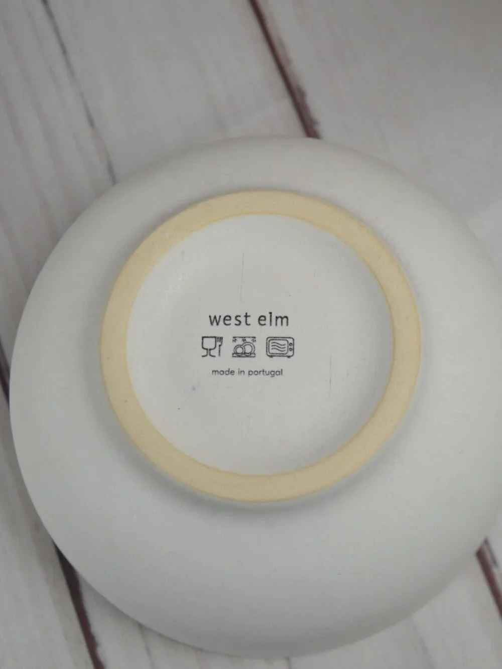West Elm Kanto Stoneware Condiment Bowls Ice White Set of 4 NEW